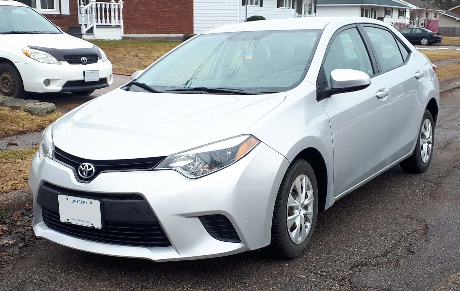 2014 Toyota Corolla stock example, not the actual vehicle