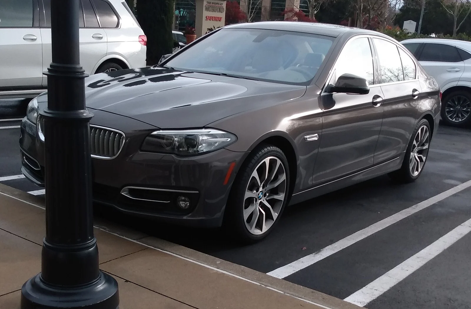 2016 BMW 5 Series stock example, not the actual vehicle