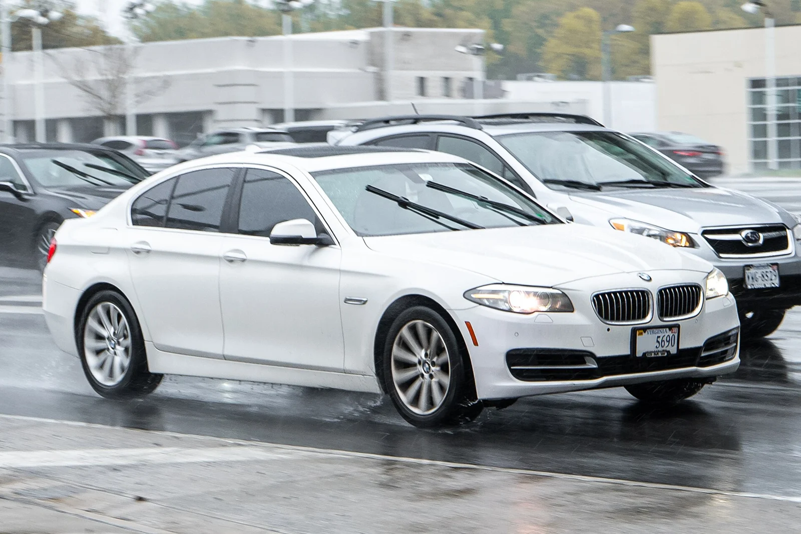 2016 BMW 5 Series stock example, not the actual vehicle