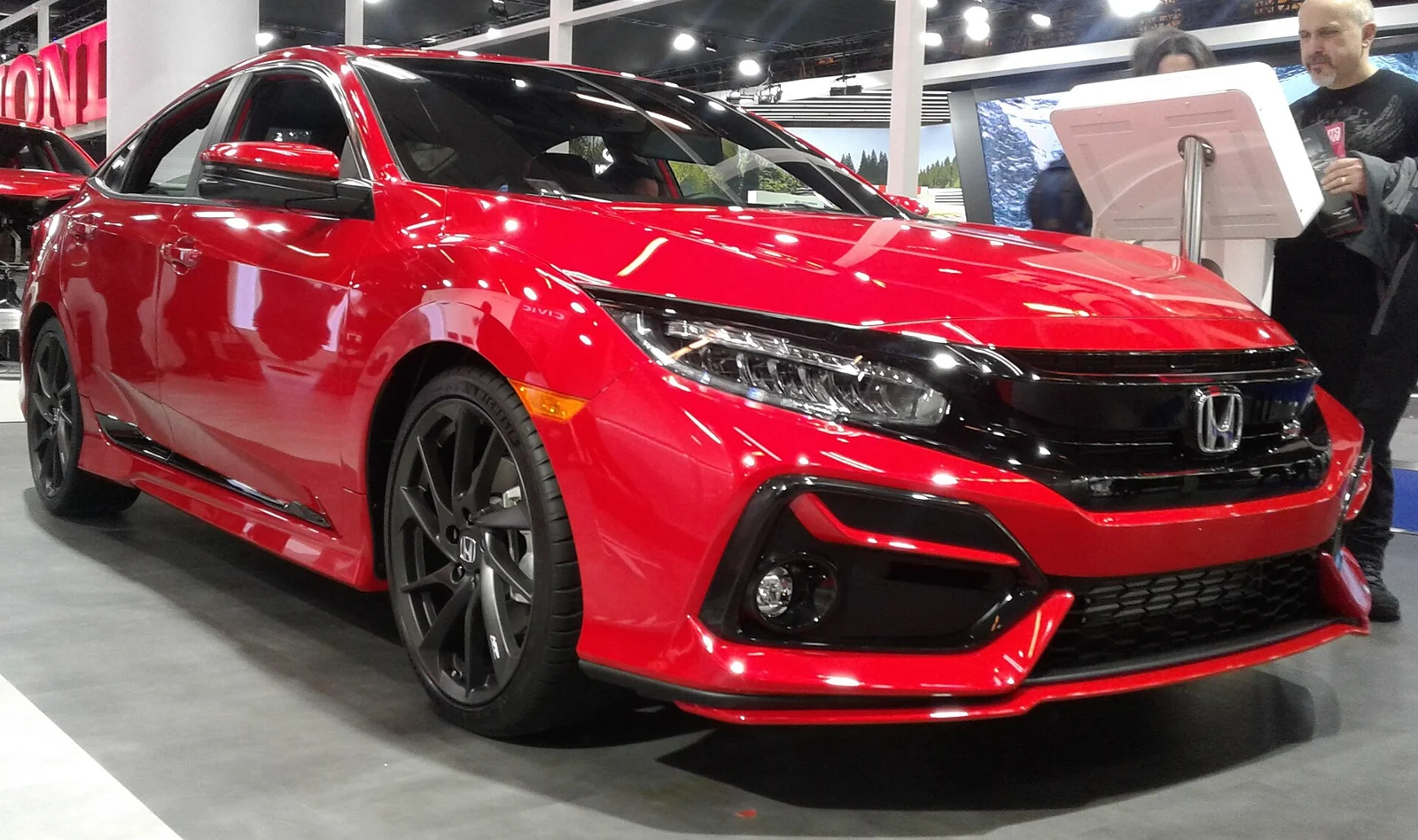 2020 Honda Civic stock example, not the actual vehicle